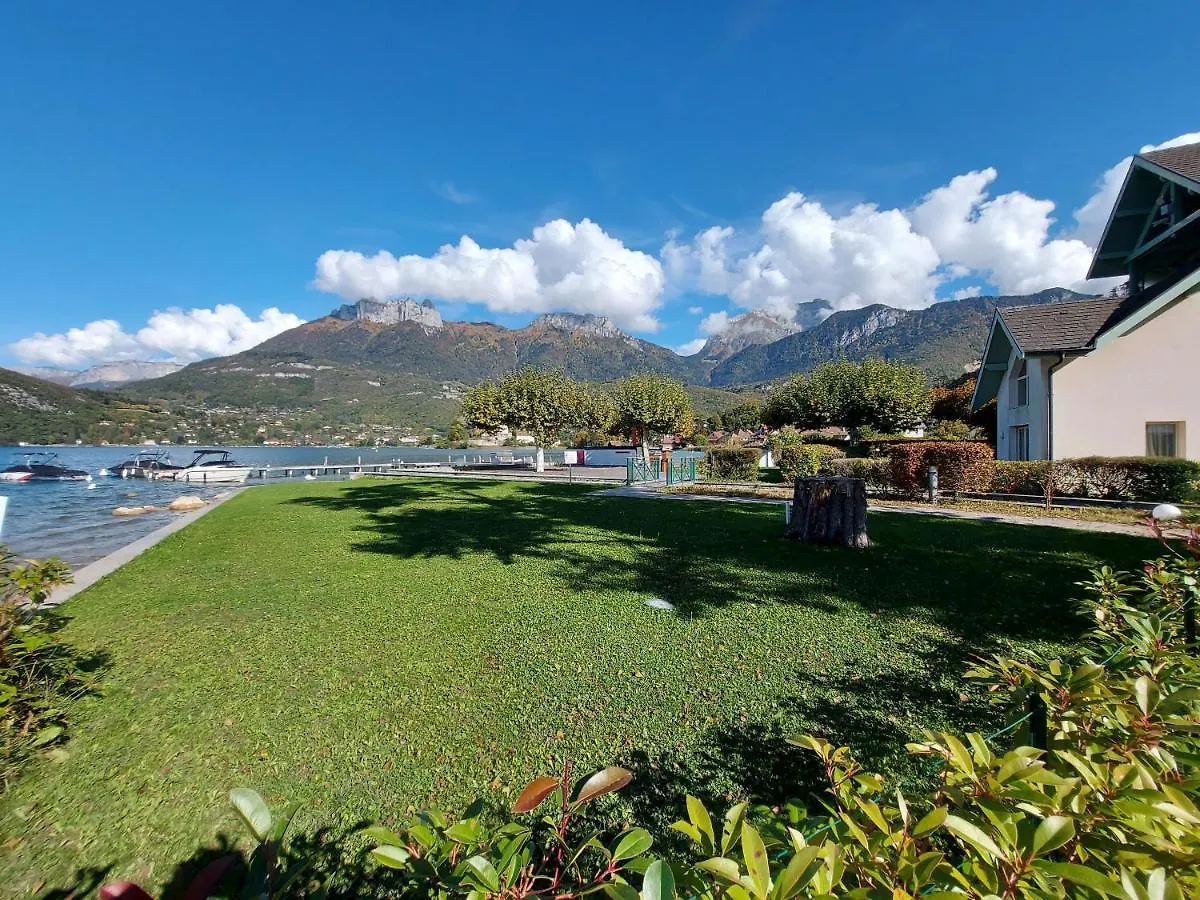 Rare : Au Bord Du Lac D'Annecy, Cosy Appartement En Rez De Jardin Avec Terrasse Privative 뒤엥 아파트